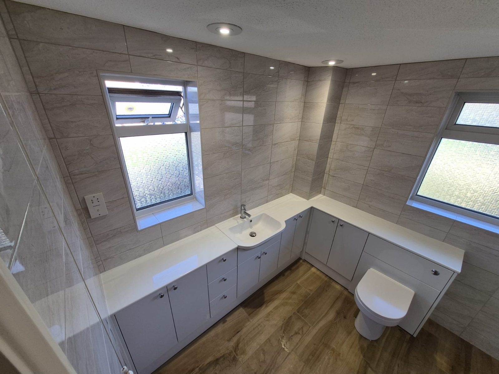 A bathroom, shower room or cloakroom installed by G V Hall Ltd