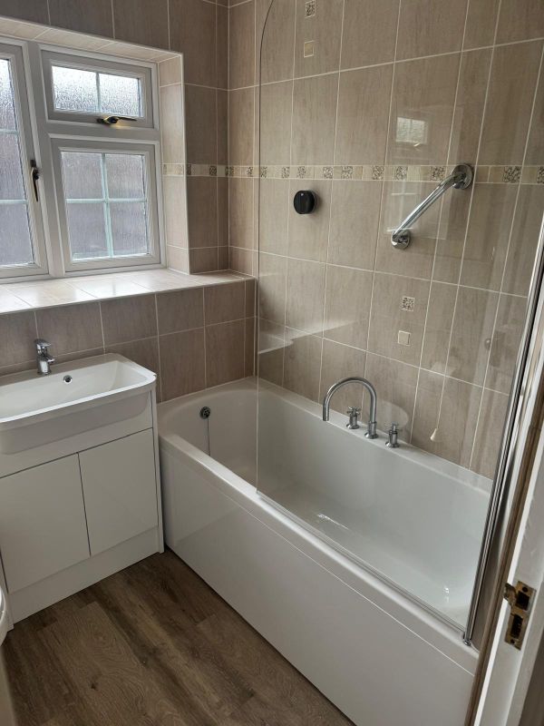 A bathroom, shower room or cloakroom installed by G V Hall Ltd