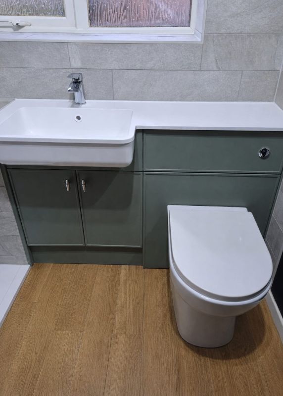 A bathroom, shower room or cloakroom installed by G V Hall Ltd