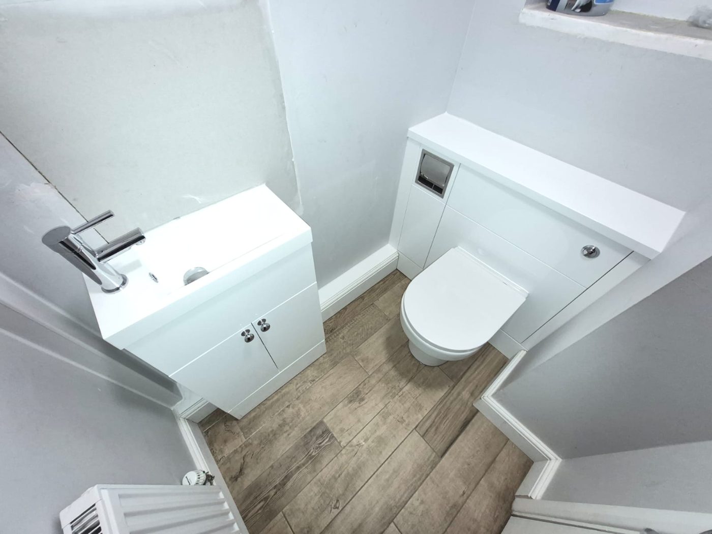 A bathroom, shower room or cloakroom installed by G V Hall Ltd
