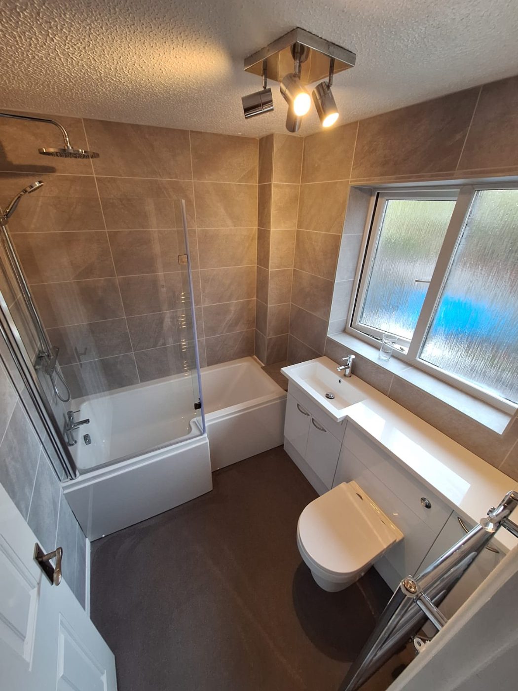A bathroom, shower room or cloakroom installed by G V Hall Ltd