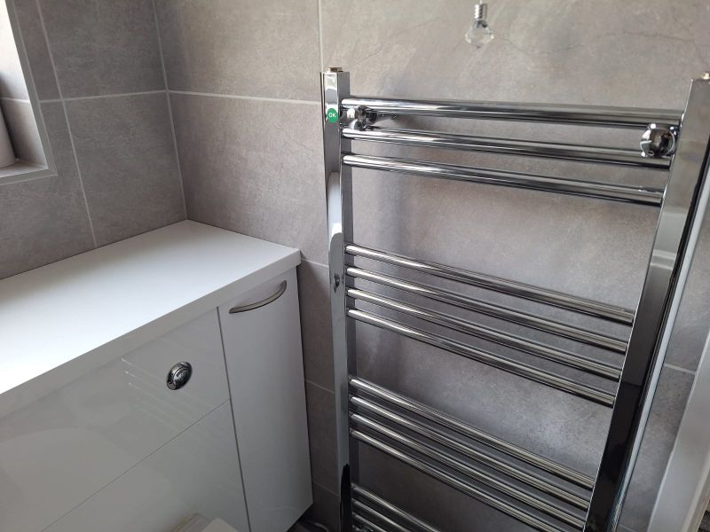 A bathroom, shower room or cloakroom installed by G V Hall Ltd